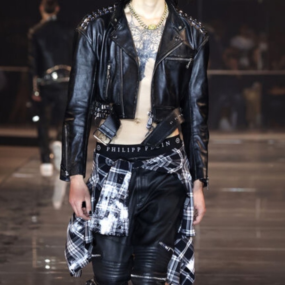 Philipp Plein Leather Jacket (authentic)